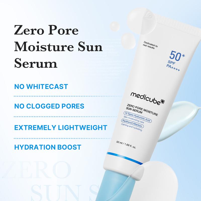 MEDICUBE ZERO PORE MOISTURE SUN SERUM 50ML SPF 50+PA+++