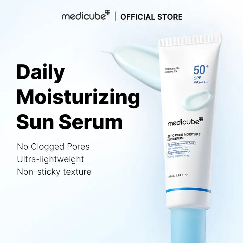 MEDICUBE ZERO PORE MOISTURE SUN SERUM 50ML SPF 50+PA+++