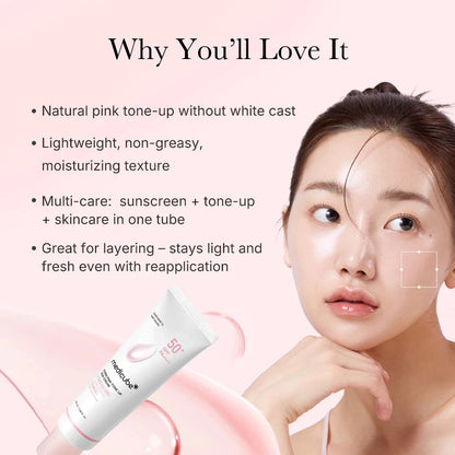Medicube PDRN Pink Tone Up Sun Cream SPF50+ PA++++ – 50 ml