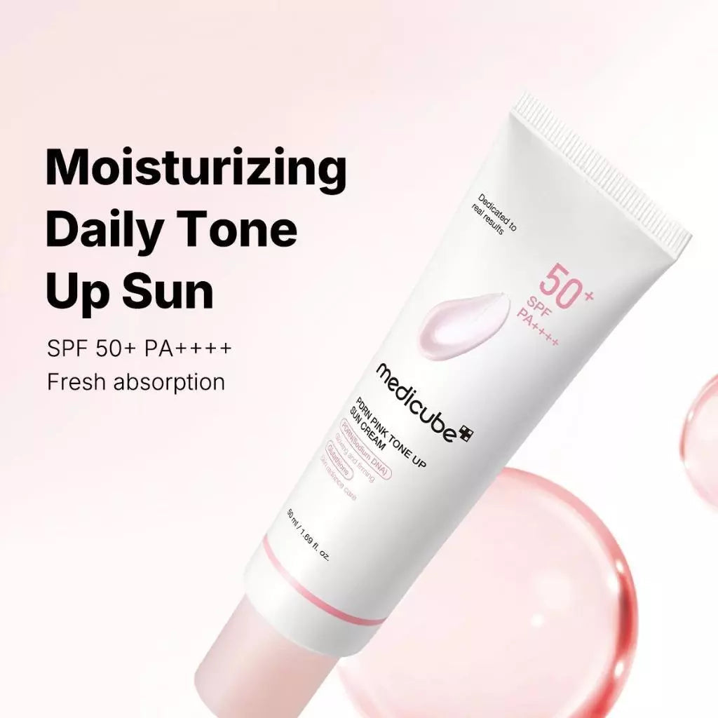 Medicube PDRN Pink Tone Up Sun Cream SPF50+ PA++++ – 50 ml