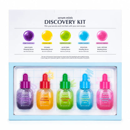 Coffret EQQUALBERRY – Serum Minis Discovery Kit