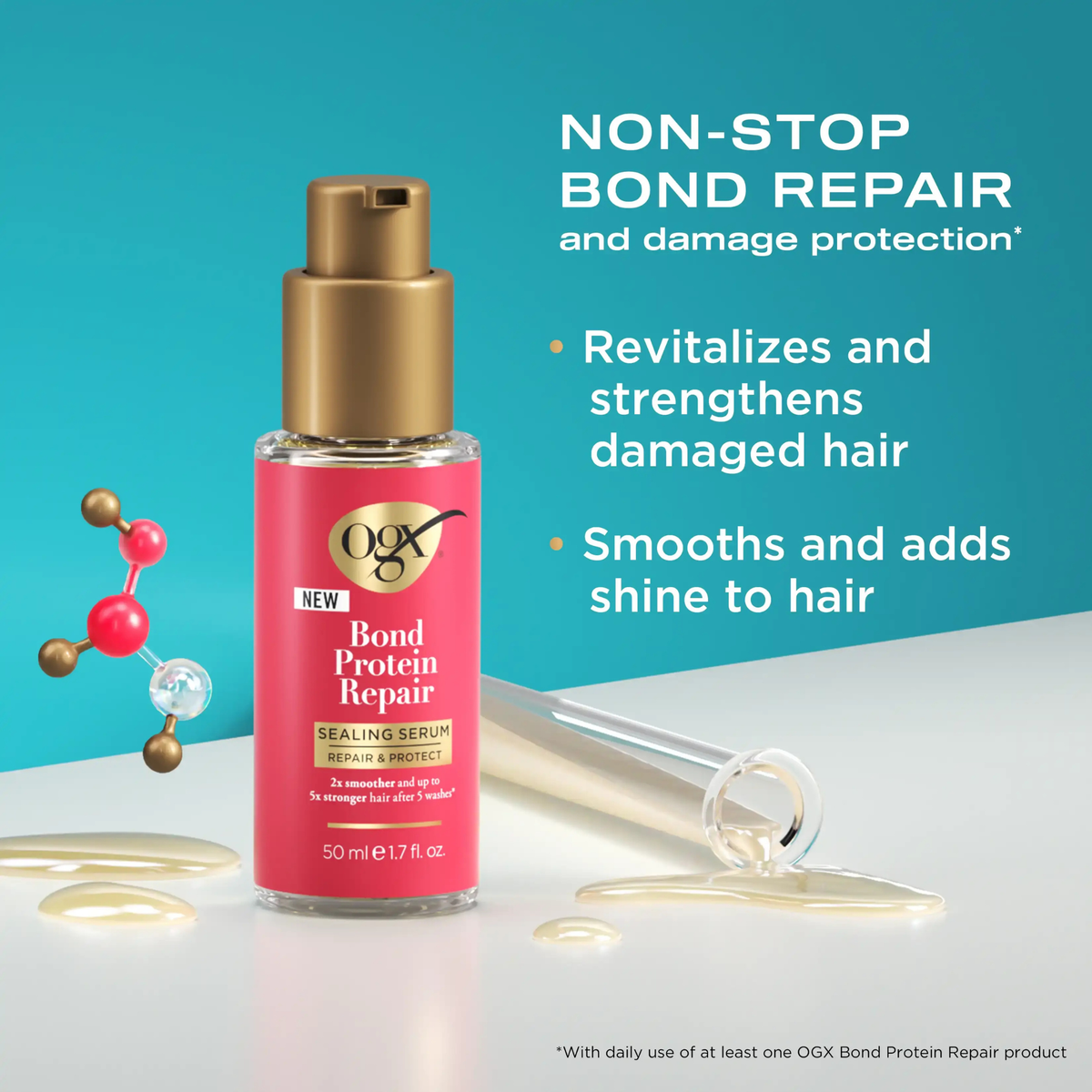 OGX Bond Protein Repair – Serum Scellant (Sealing Serum)