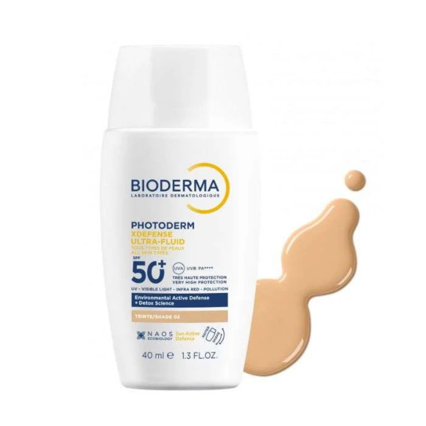 bioderma Photoderm SPF50+ Teinté + Gel Moussant Sébium Offert