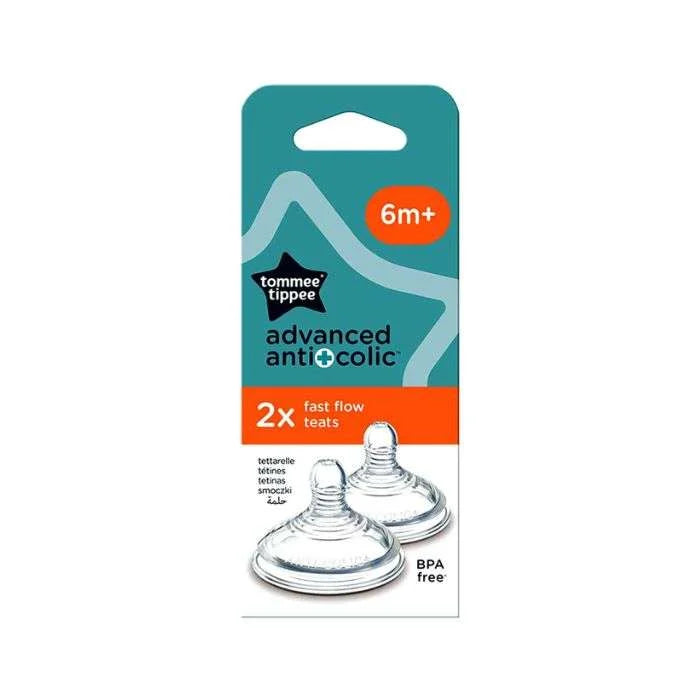 Pack de 2 Tétines à Débit Rapide – Bébé