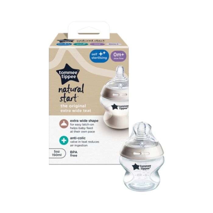 Biberon Natural Start 150 ml à Débit Lent – Bébé
