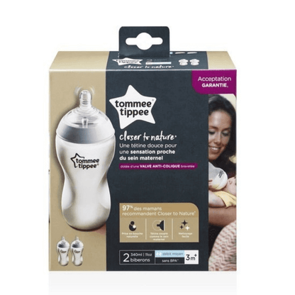 Pack de 2 Biberons Natural 340 ml – Bébé