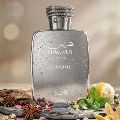 Rasasi Hawas Chrome Eau de Parfum Homme 100ml