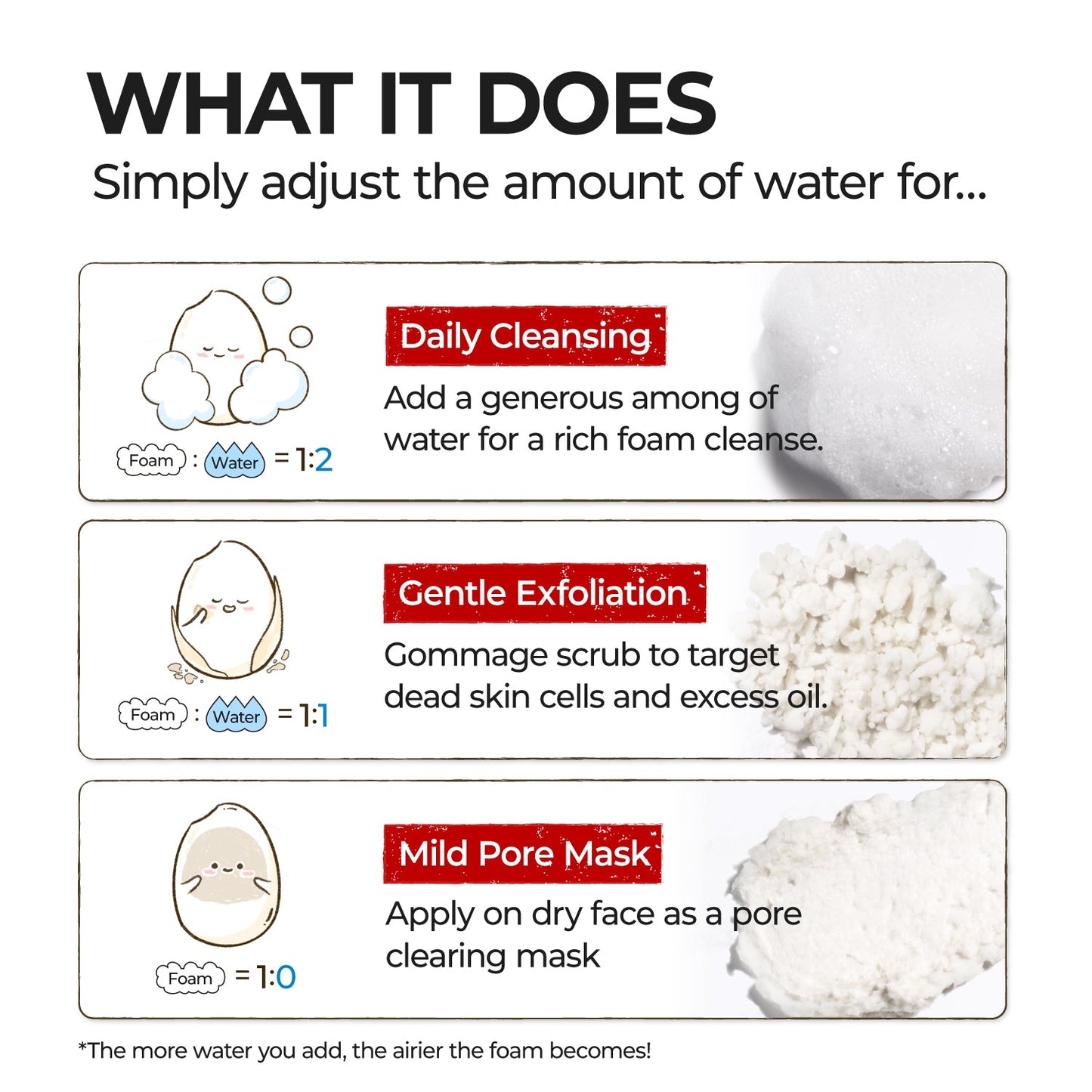 No.3 Rice Enzyme Skin Softening Cleansing Foam – Mousse Nettoyante Adoucissante au Riz