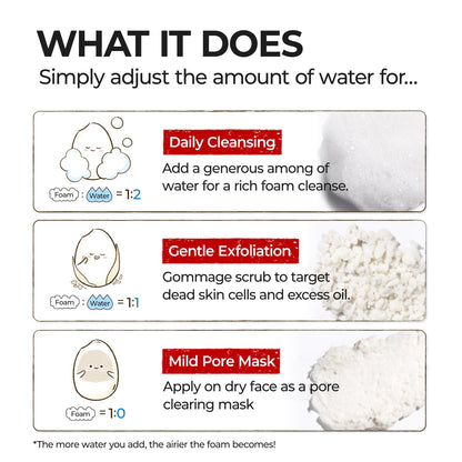 No.3 Rice Enzyme Skin Softening Cleansing Foam – Mousse Nettoyante Adoucissante au Riz