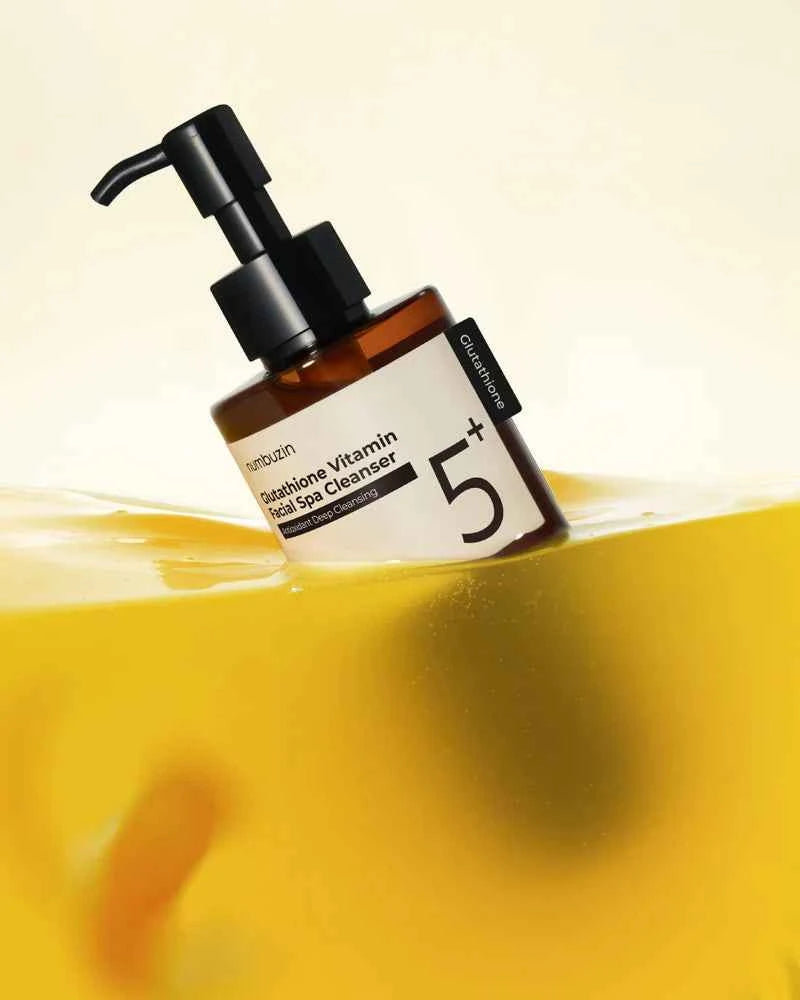 No.5+ Glutathione C Facial Spa Cleanser – Nettoyant Visage Éclat & Pureté