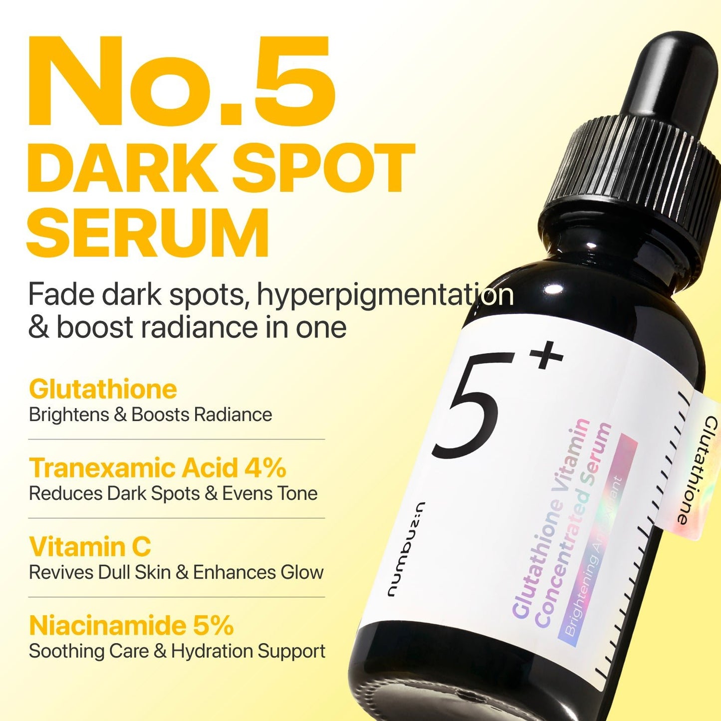 NUMBUZIN 5+ VITAMIN CONCENTRATED SERUM BRIGHTENING ANTIOXIDANT 30 ML