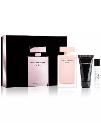 Narciso Rodriguez 3 piece For Her Eau de Toilette Gift Set