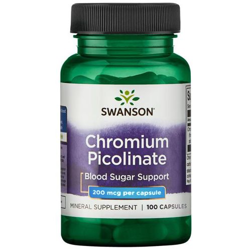 Swanson Chromium Picolinate 200 mcg 200 Capsules