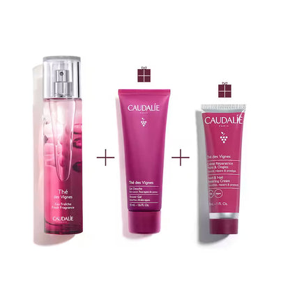 CAUDALIE Thé des Vignes Trio Parfumé coffret