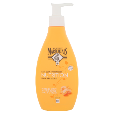 Le Petit Marseillais Lait Corps Nutrition Karité, Amande Douce & Argan.