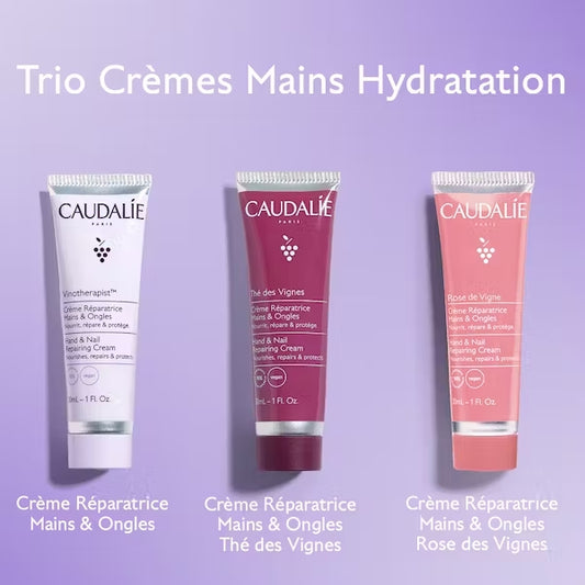 CAUDALIE Trio Crèmes Mains Hydratation
