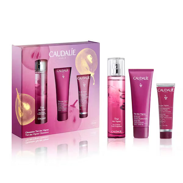 CAUDALIE Thé des Vignes Trio Parfumé coffret