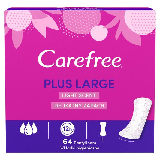 Carefree Plus Large Light Scent 48 pantyliners.