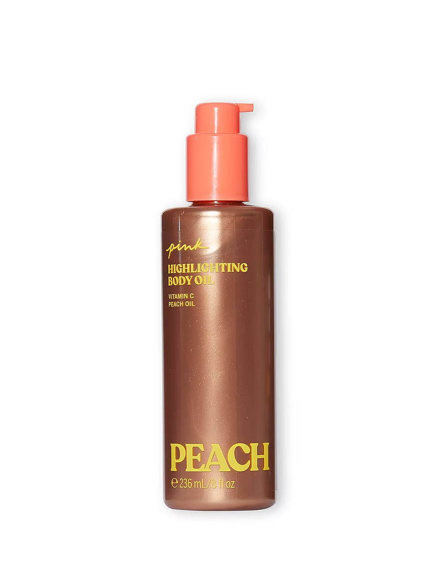 VICTORIA’S SECRET PINK HIGHLIGHTING BODY OIL PEACH