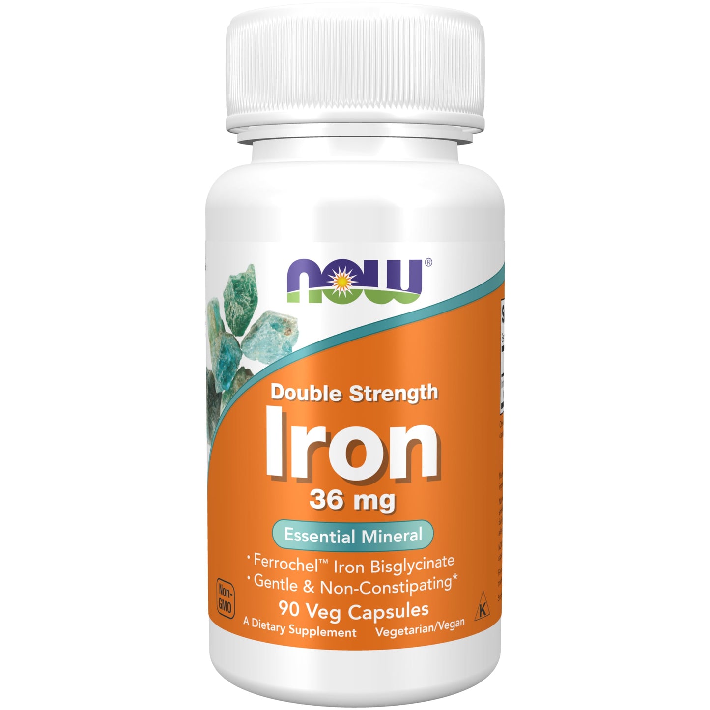 Iron 36 mg, Double Strength Veg Capsules