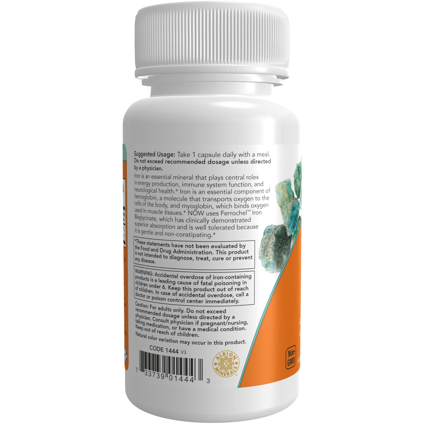 Iron 36 mg, Double Strength Veg Capsules
