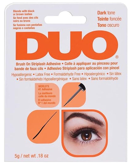 Duo Brush-On Striplash Adhesive – Teinte Noire – 5,3 ml