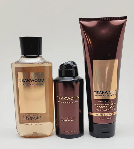 Teakwood – For Men - 3 pc Bundle -  Bath & Body Works