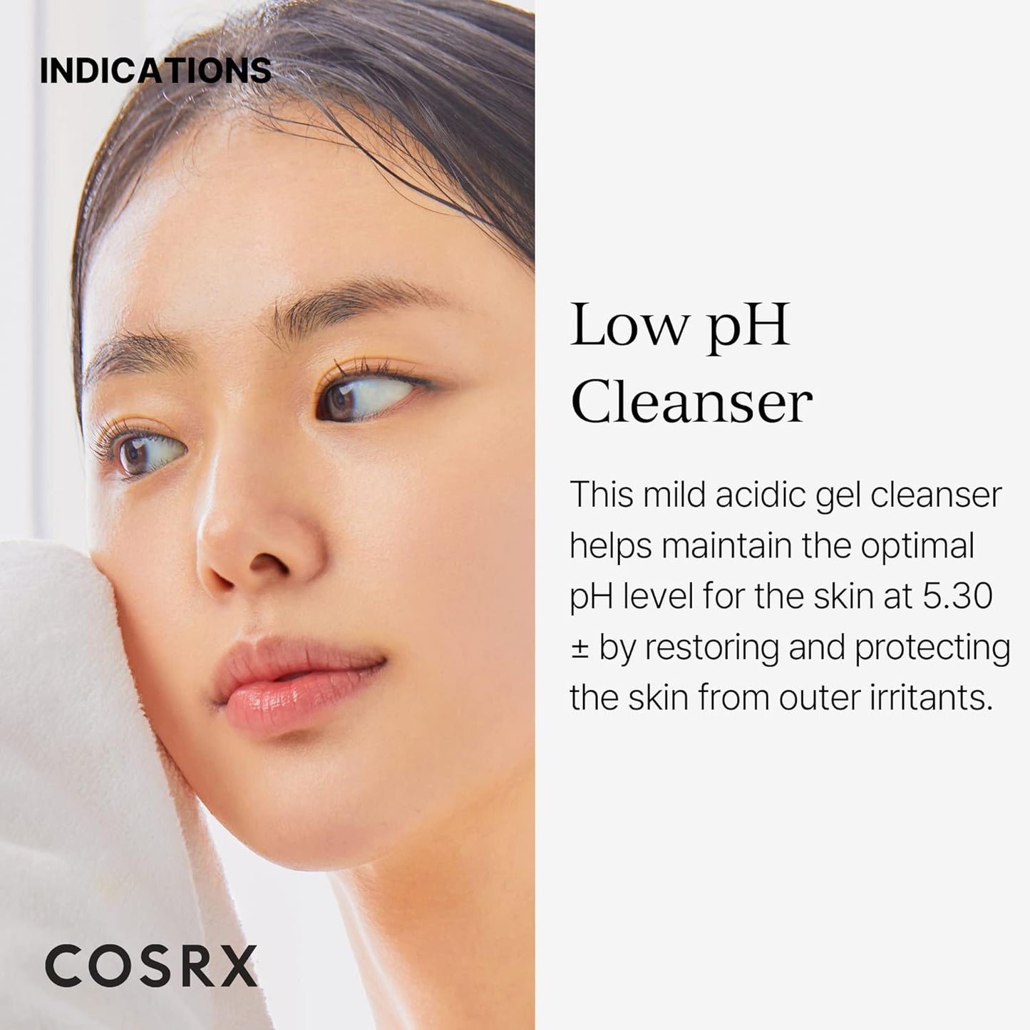 COSRX Low pH Good Morning Gel Cleanser - Gentle Daily Cleanser for Sensitive Skin 150ml