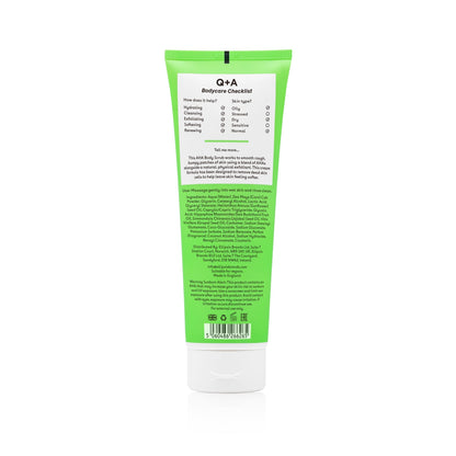 Q+A AHA Exfoliator Body Scrub