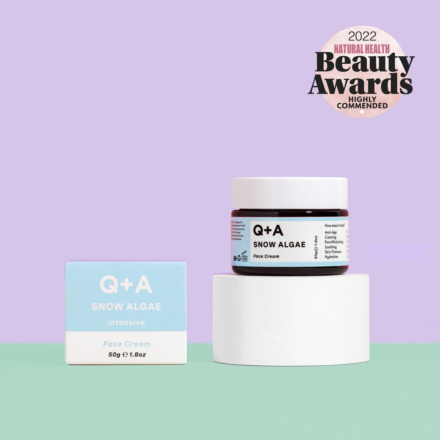 Q+A Snow Algae Intensive Face Cream