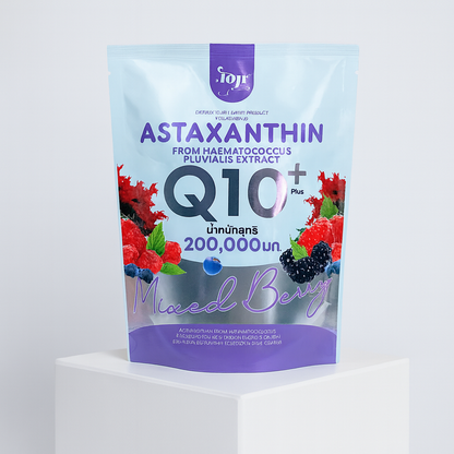 Astaxanthine Q10+ Fruits Rouges – Extrait de Haematococcus Pluvialis