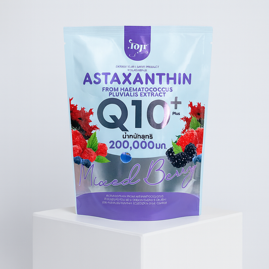 Astaxanthine Q10+ Fruits Rouges – Extrait de Haematococcus Pluvialis