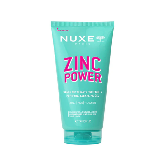 NUXE Zinc Power Gelée Nettoyante Purifiante 150ml Gel Nettoyant Visage