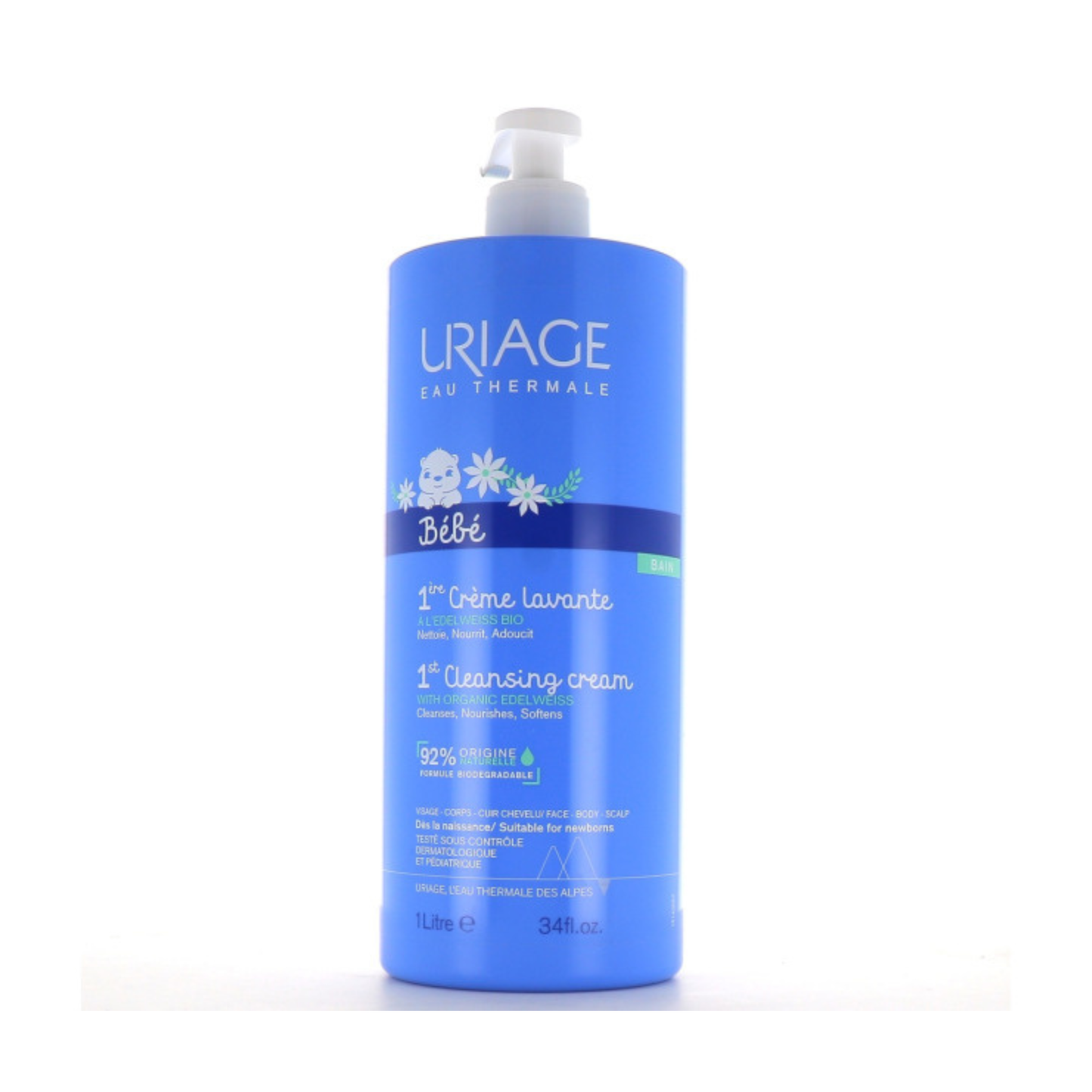 URIAGE Bébé CREME LAVANTE 1 L