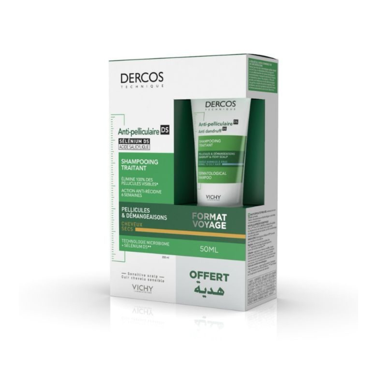 Vichy Dercos - Cheveux Secs Format Voyage 50ml