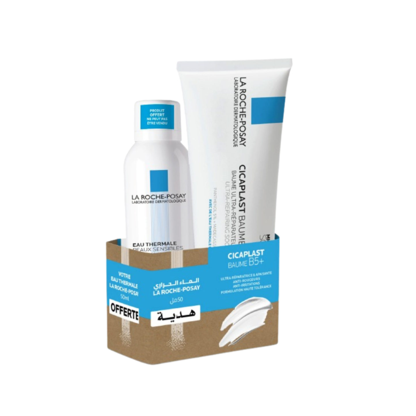La Roche-Posay Cicaplast Baume B5+ – Soin Cicatrisant Réparateur 100 ml + Eau Thermale