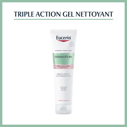 EUCERIN DERMOPURE TRIPLE ACTION GEL NETTOYANT 150ml