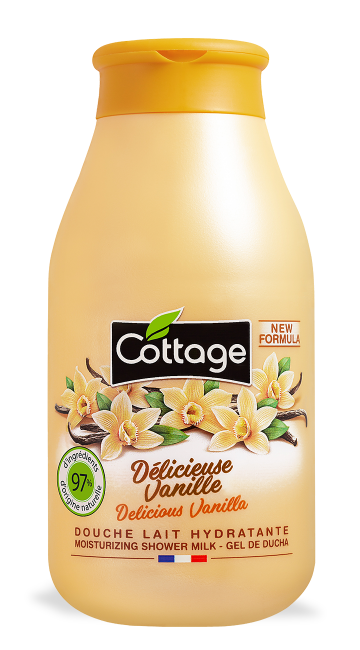 Cottage Douche & Bain Lait Hydratant Vanille