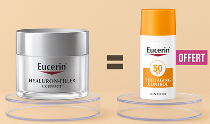 EUCERIN HYALURON-FILLER Soin de Jour Peau Sèche SPF 15 = Photoaging Control Teinté Spf 50-50ml OFFERT