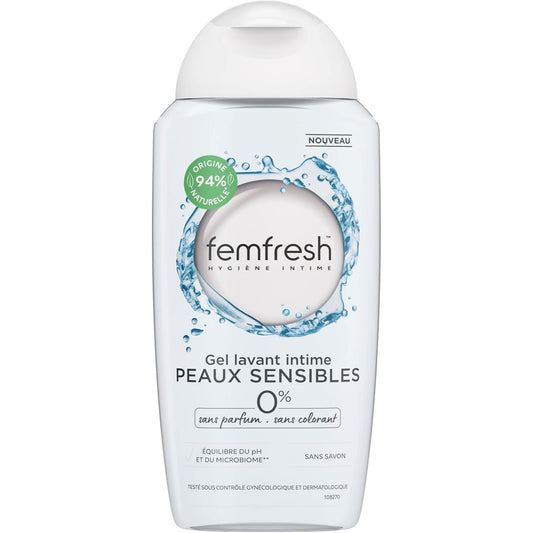 Femfresh Gel Lavant Intime Peaux Sensibles 0% 250ml