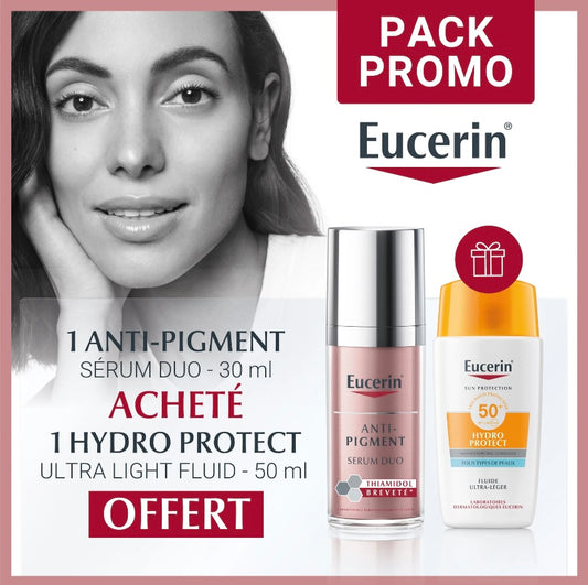 Eucerin Pack Anti-taches anti-pigment serum duo 30ml + Ecran hydro protect spf50+