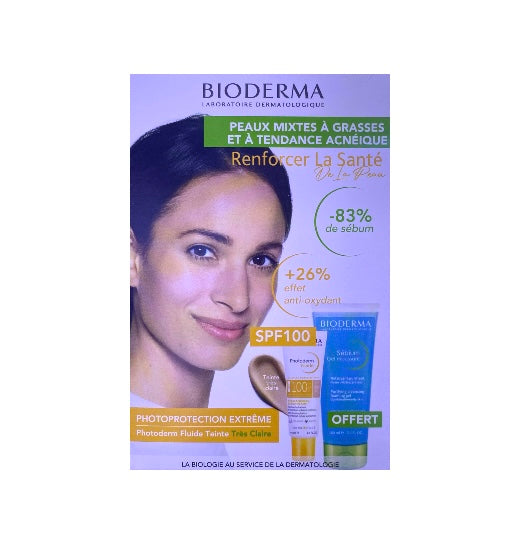 BIODERMA Pack Gel Moussant et Ecran