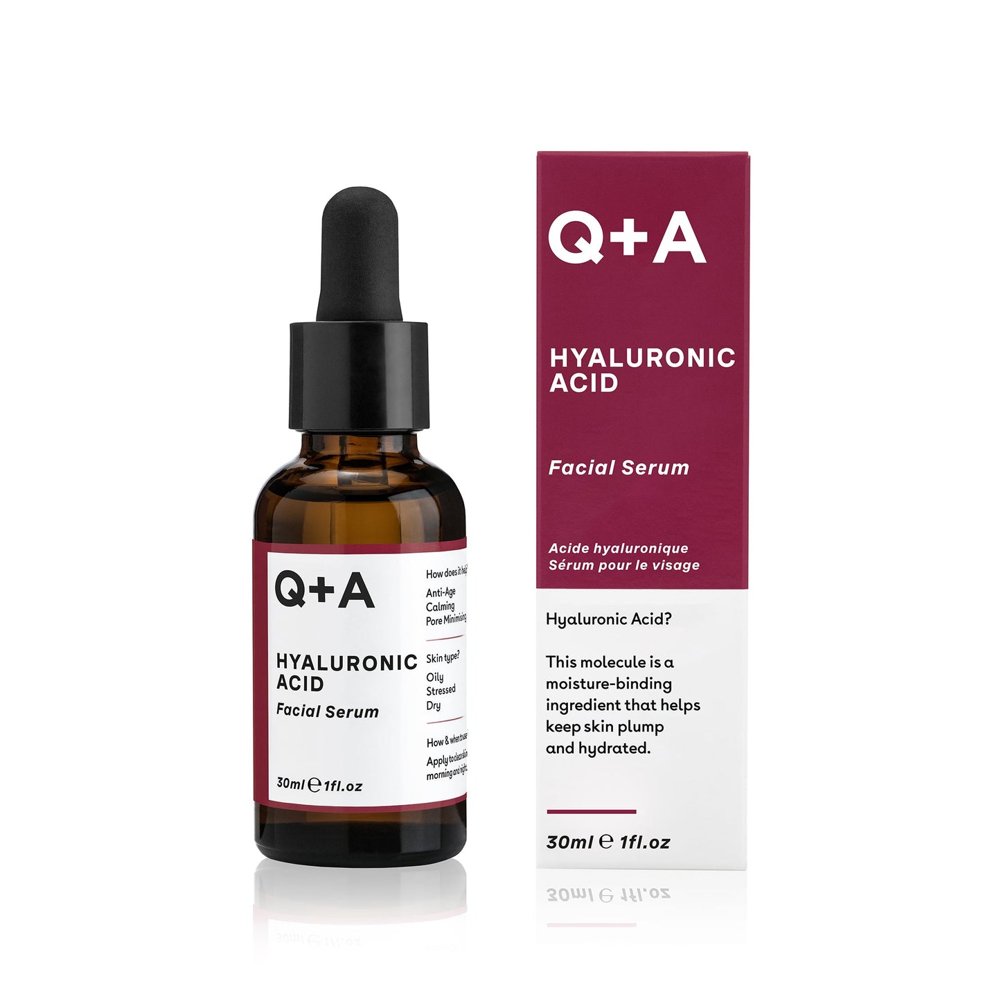 Q+A Hyaluronic Acid Facial Serum