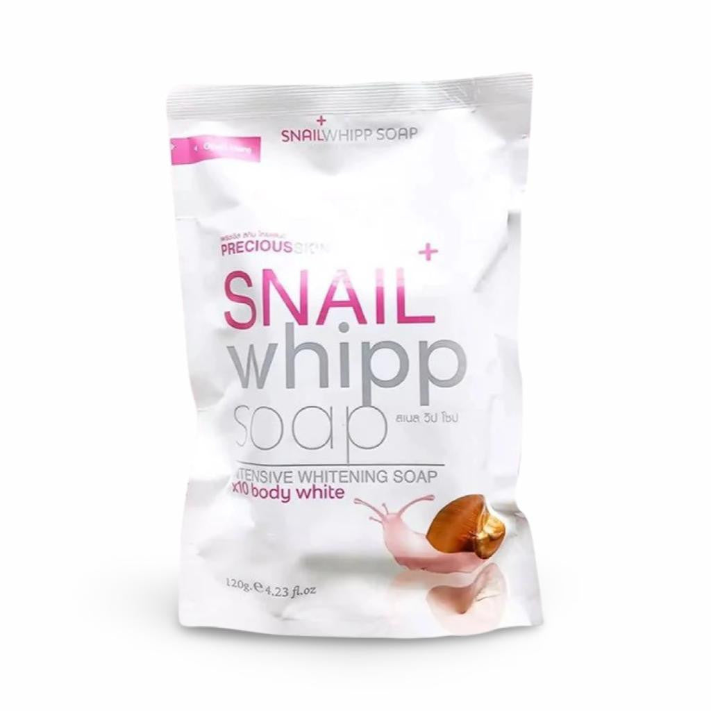 Snail Whipp x10 Intensive Whitening Soap by Precious Skin Thailand