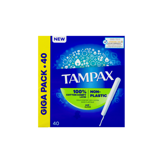 TAMPAX Tampons 100% Cotton Comfy Layer