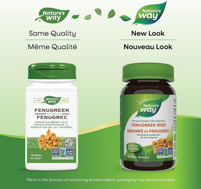 Nature’s Way FENUGREEK SEED 180 vegan Capsules