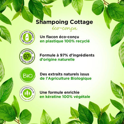 Cottage Shampoo Cure Detox Huile Extrait de Citron 250ml