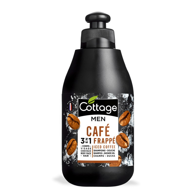 Cottage Shampoing Douche - Café Frappé Fresh Effect 3 en 1 - 250ml