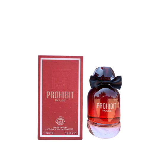 Prohibit Rouge By Fragrance World 100ml