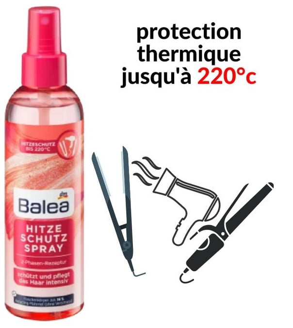 Balea Spray de protection thermique 2 phases, 200 ml